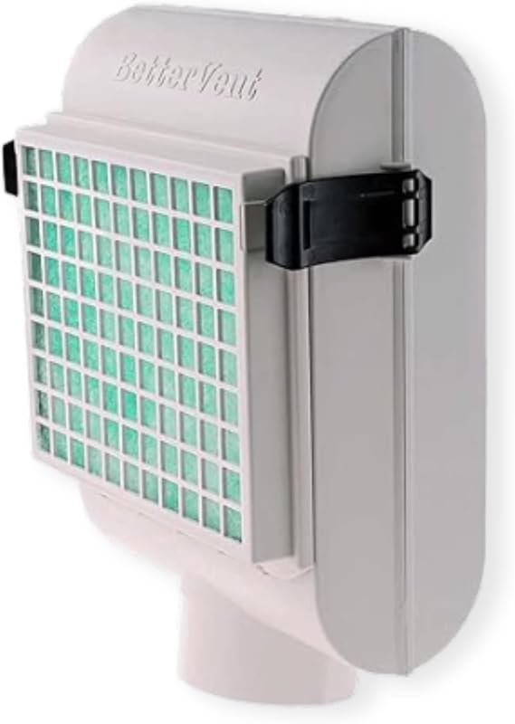 BetterVent Indoor Dryer Vent by ADR Products | No Water - No Mess | Designed To Reduce Dryer Vent Fire Risk | For Electric Dryers | Made in USA