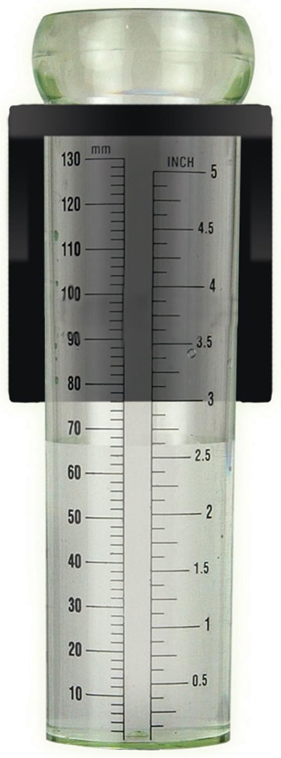 Luster Leaf 1638 Rapitest Rain Gauge with Mounting Bracket, Natural