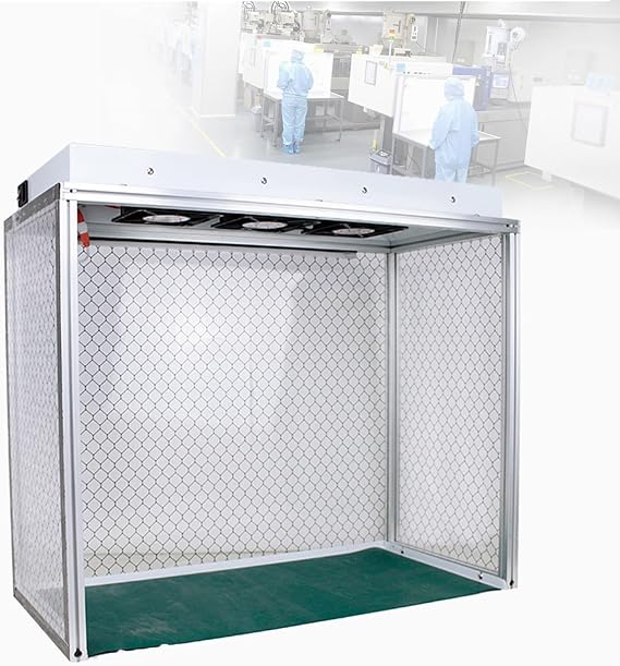 Vertical Laminar Flow Hood, Mycology Laminar Flow Cabinet, Air Flow Clean Bench with HEPA-Filter, for Dust Free Work(110V)