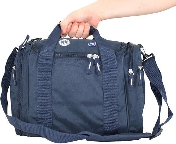 ELITE BAGS Small Blue Nurse Bag With Multiple Pockets Unkitted - 37 x 25 x 20 cm