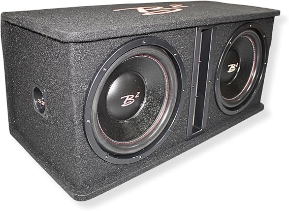 B2 Audio Dual Vented Loaded Enclosures (Dual 12")