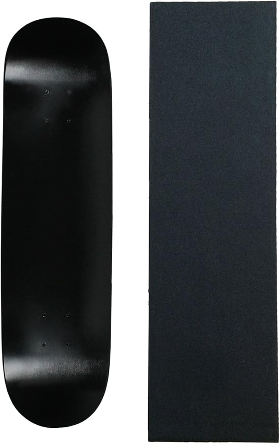 Moose Blank Skateboard Deck 7.0" DPD Black Skateboards