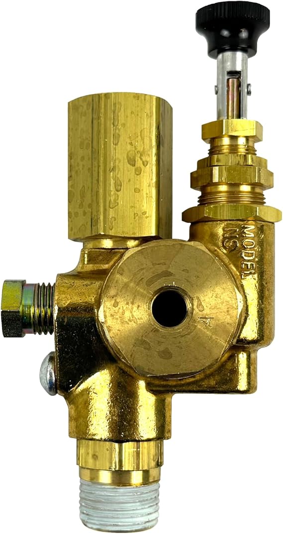 Replacement Unloader Valve For Northstar 780854, 1/2" FNPT Top Inlet X 1/2" MNPT Outlet, Combo Unloader Pilot Check Valve, 110-130 PSI