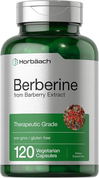 Horbaach Berberine HCL Supplement | 500mg | 120 Capsules