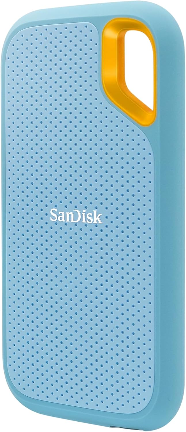 SanDisk 4TB Extreme Portable SSD - Up to 1050MBs - USB-C, USB 3.2 Gen 2 - External Solid State Drive - SDSSDE61-4T00-G25B