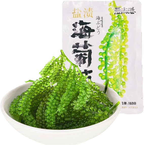 Mckona-Sea Grapes - Natural Edible Seaweed, 100g Bag
