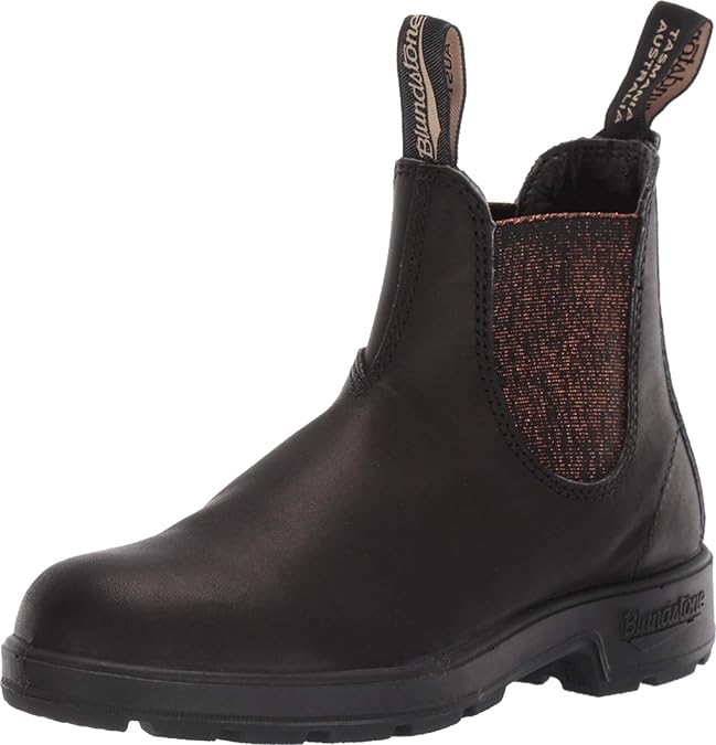 Blundstone Men's Original 500 Series Chelsea Boot, Black Bronze Glitter, 10.5