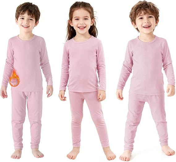 Zando 3 Set Boys Thermal Underwear Set Toddler Long Johns Base Layer 2-5T