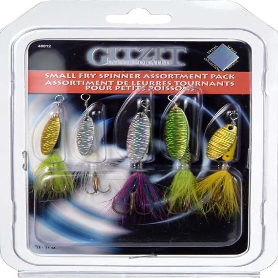 GITZIT Prism Small Fry Spinner (5-Pack), Assorted