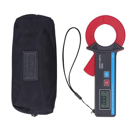 Clamp Ammeter, Digital Clamp Leaker Current Meter, Portable Leakage Current Clamp Meter, Clamp Leakage Ammeter, Digital Leaker Ammeter for Electricians
