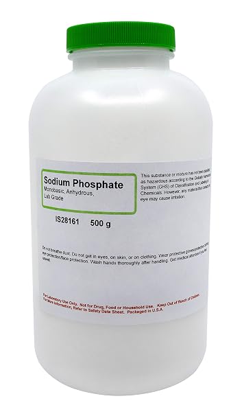 ALDON Innovating Science Laboratory-Grade Sodium Phosphate, Monobasic, Anhydrous, 500g - The Curated Chemical Collection