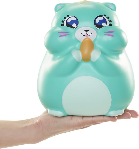 Squish-Dee-Lish Jumbo Hamster - Squishy Jumbo Toy,Squishies - Slow Rising Hamster,Soft Kids Toys, Blue Hamster, Series #1