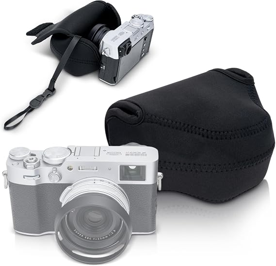 Soft Neoprene XE5 X100VI Camera Case Bag for Fujifilm X-E5 Lumix L10 Pouch