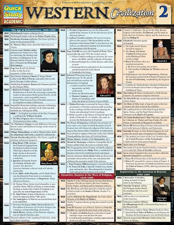 Western Civilization 2 (Quick Study Academic)