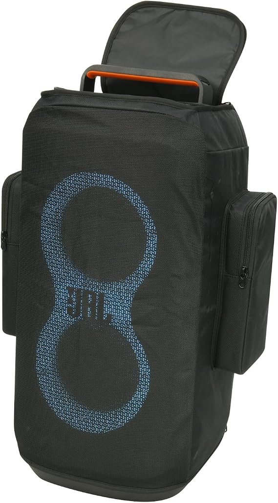 Speaker Cover Case for JBL PartyBox Club 120 Portable Party Speaker, Dust Case Protective Mesh Cover Sleeve Replacement Sleeve with Two Accessories Pockets
