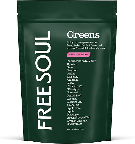Free Soul Greens | 21 Superfoods & Adaptogens Including KSM-66 Ashwagandha