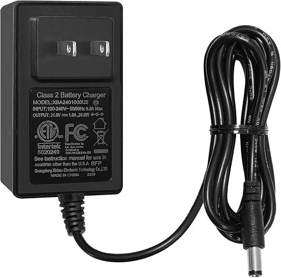 KerryYoo 24V Charger for UTV Kids Ride On Car, 24 Volt Battery Charger for Ride on Toys Kid Car a Variety of Electric Battery Power Adapter
