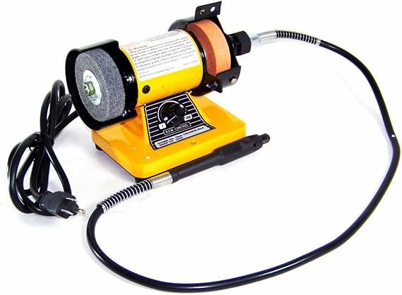 Rotary Flexible Shaft Die Carving 3" Mini Bench Grinder