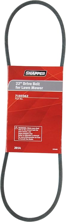Snapper 2014 22" Drive Belt for Lawn Tractor