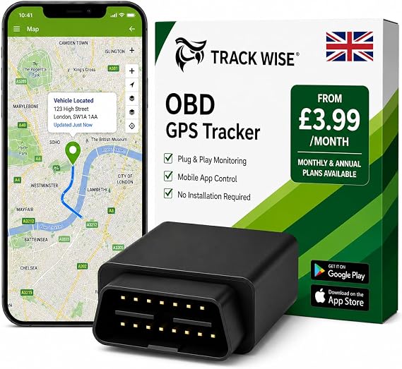 Pulse – Plug & Play OBD GPS Car Tracker | Real-Time Tracking via App | Trip History & Security Alerts | No Installation Required