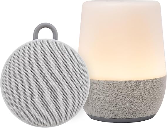 Yogasleep Duet White Noise & Hushh 2 Portable Sound Machine Bundle, 30 Natural Sounds, Bluetooth-Wireless Speaker for Travel, Sleep Aid & Noise Cancelling for Adults & Baby