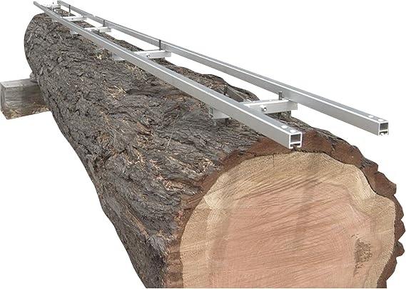 Granberg G1085 5 ft EZ Rail Sawmill First Cut Guide System, 2 Crossbar Kits