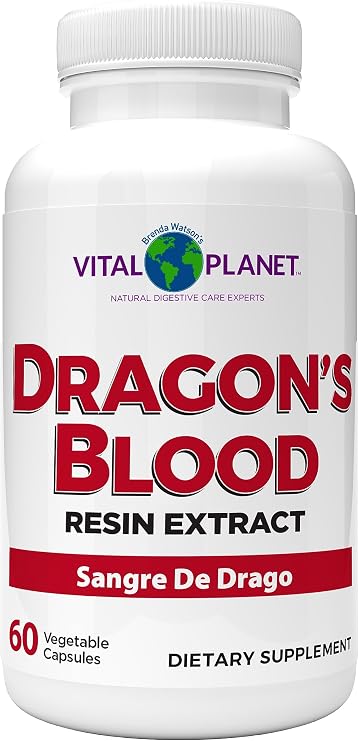 Vital Planet - Dragon's Blood Resin Extract Croton Lechleri Sangre de Drago (Grado) Digestive Supplement Sustainably Sourced from Amazon