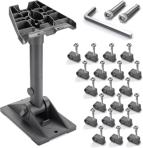 Starlink Standard Pivot Mount for V3/Standard 4/4X Starlink Gen3 Standard Pivot Mount Starlink Standard Roof Mount for Starlink Standard Antenna Tilt Roof Mount Waterproof Weatherproof Outdoor Mount 3rd Generation Pole Mount for Enterprise Pivot / Roof Mount Fixture Cosmic3C