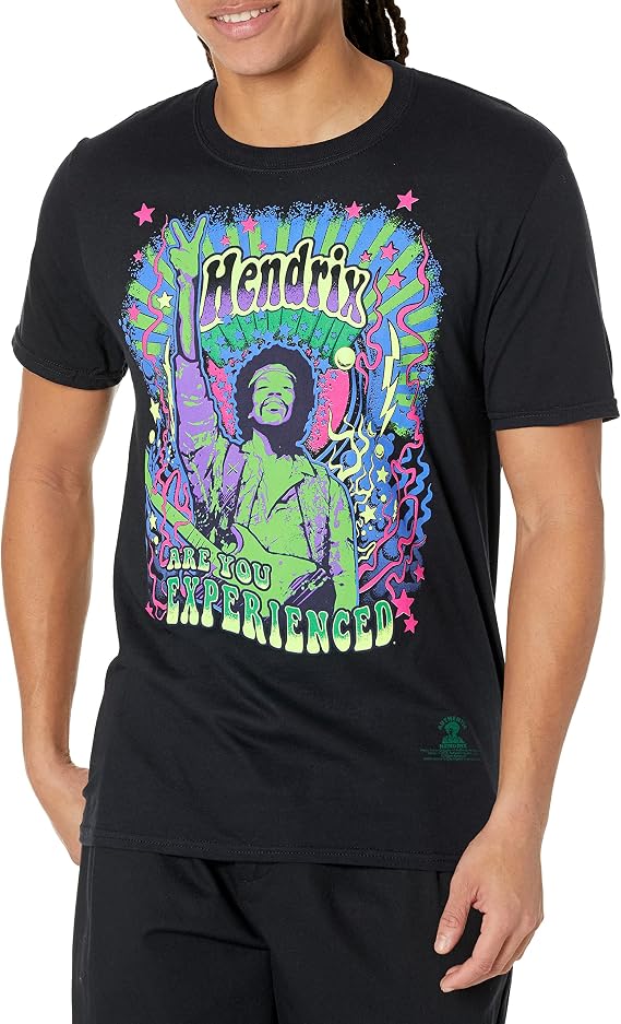 Liquid Blue Mens Jimi Hendrix are You Experienced Ss Tee