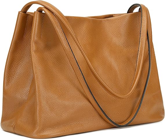 Kattee Leather Tote Purse for Women, Casual Hobo Shoulder Bag