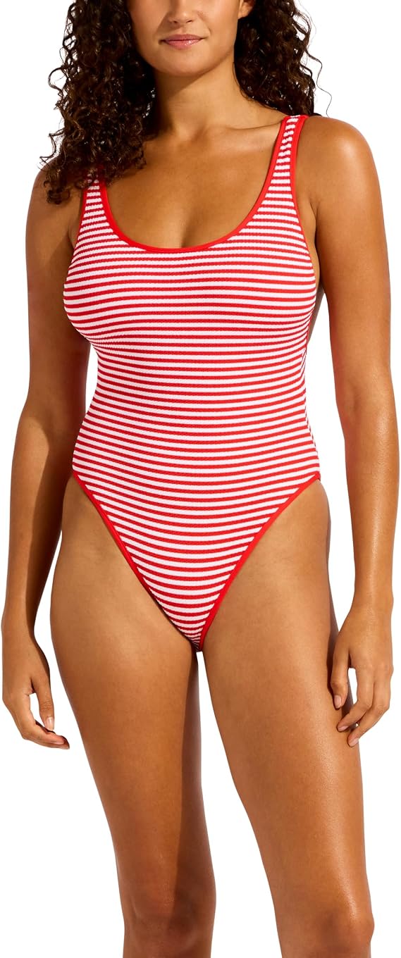 Seafolly Club House Retro One-Piece