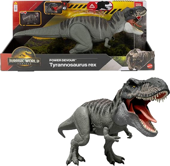 Mattel Jurassic World Rebirth Tyrannosaurus Rex Dinozor Figürü, JCH02