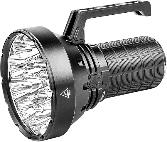 IMALENT SR16 55000 Lumens Rechargeable Flashlight, 5600ft Long Throw LED Searchlight, USB-C Fast Charging Waterproof Spotlight with Handle for Outdoor Rescue Emergency