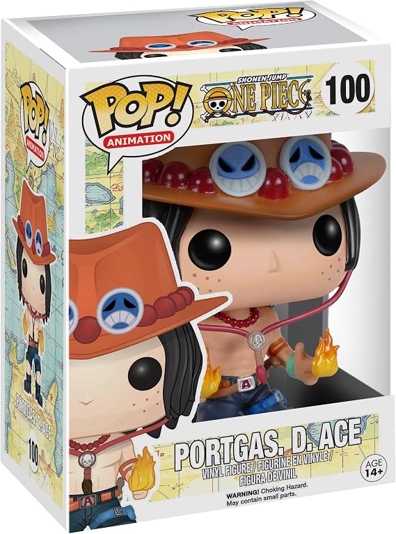 Funko POP! Animation: One Piece - Portgas D. Ace | Official Anime Merch - Collectable Vinyl Figurine for Shelf Display - Birthday Gift Idea for Fans and Collectors