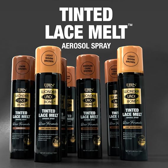 EBIN NEW YORK Wonder Lace Bond Tinted Lace Melt Aerosol Spray