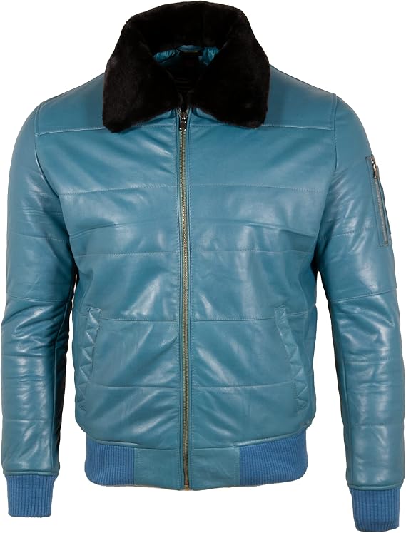 Aviatrix Men's Real Leather Pilot Aviator Fashion Jacket (ZADV)