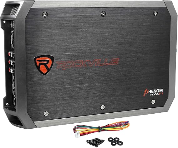 Rockville RXA-F1 4-Channel Class A/B Car Amplifier 1600W Peak / 400W RMS
