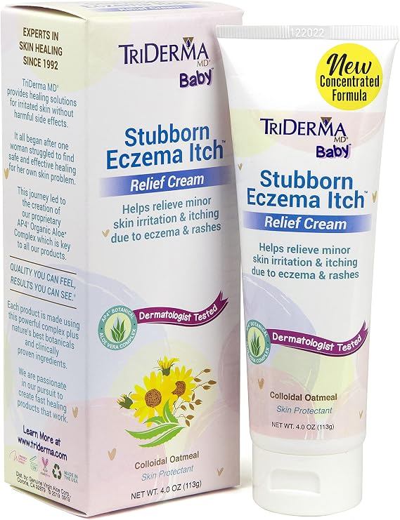 TriDerma Stubborn Eczema Itch Relief Cream (4 oz)