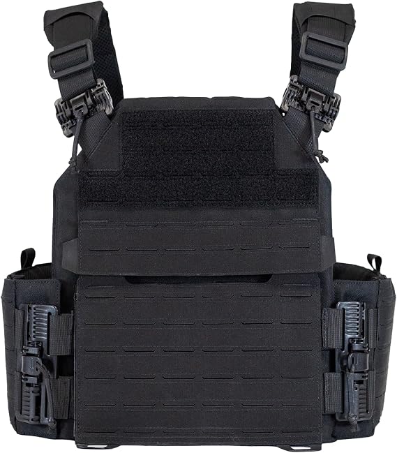 Recon Tactical Adjustable Weighted Vest for Strength and Endurance Training, Running, Cross Fit