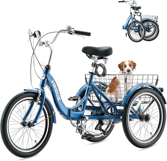 VIRIBUS Folding Tricycle for Adults