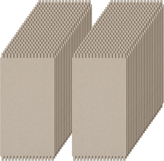 Henoyso 48 Pcs Cardboard Weaving Looms Wide Notch, 6-1/2 X 13 Inch