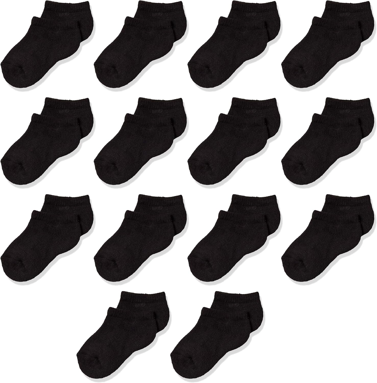 Amazon Essentials Unisex Kids Cotton Low-Cut Cushioned Sock