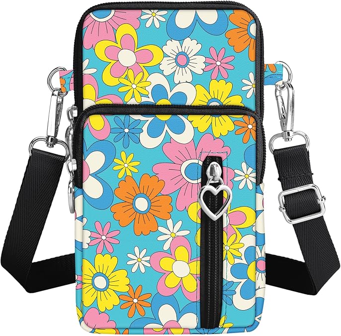 BIAOTIE Lightweight Small Crossbody bags Cell Phone Purses Travel Pouch Shoulder Bag for Women
