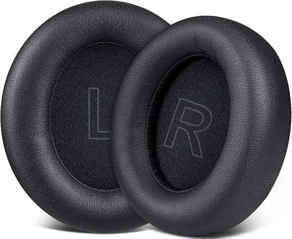 Faux Leather Headphone Pad Compatible with Q10/Q10BT Model High Quality Material Headphone Sponge with Memory (Q10/Q10BT) for Minesk Anker Soundcore Life