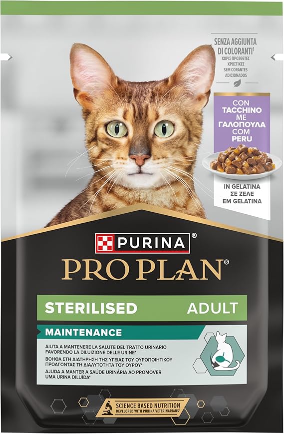 Pro Plan Sterilised Kısırlaştırılmış Kediler İçin Hindili Yaş Mama 85 Gram