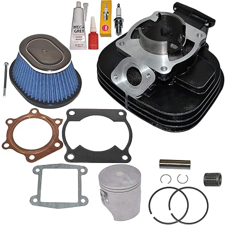 Replacement for Yamaha Blaster 200 YFS200 Cylinder Piston Gasket AIR Filter TOP END KIT Set