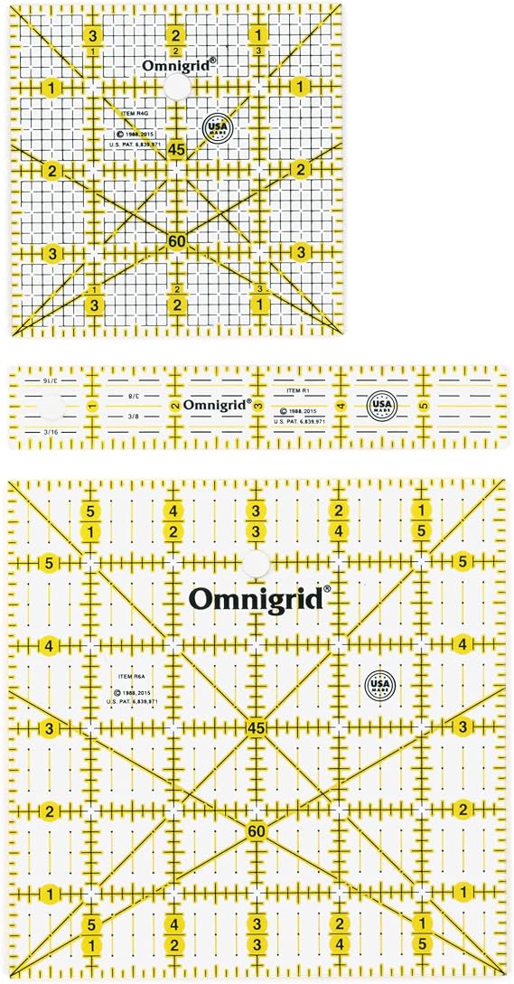 Omnigrid Ruler Set, Squares