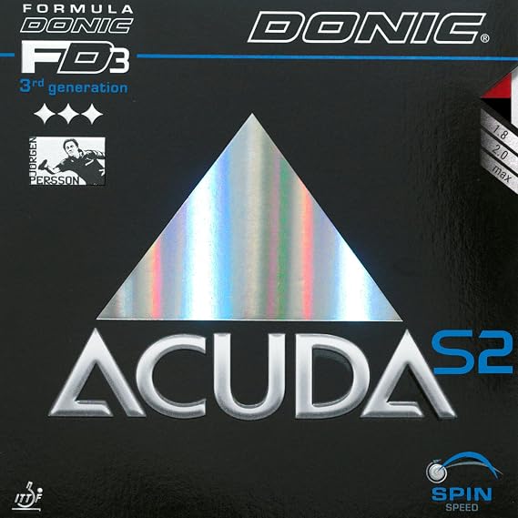 DONIC Acuda S2 Table Tennis Rubber - 2.0Mm -