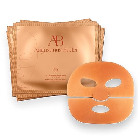 Augustinus Bader The Hydrogel Face Mask Luxury Cooling, Hydrating & Plumping Facial Treatment Smooths, Firms & Boosts Radiance Soothing, Restorative Formula