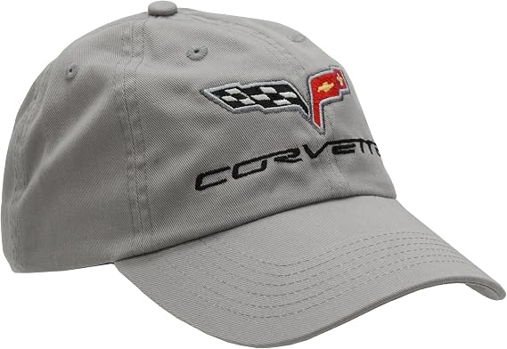 Corvette C6 Gray Twill Hat